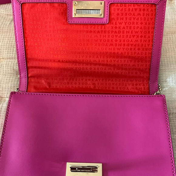 Kate Spade pink snapdragon purse. - Picture 3 of 8